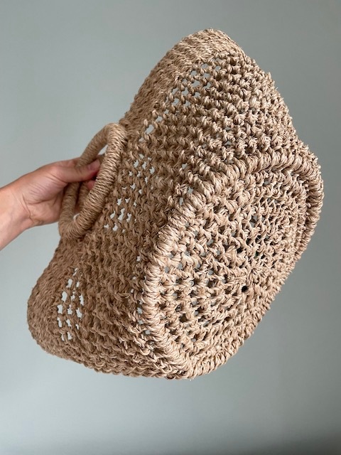 ＜bloom select＞abaca small basket bag