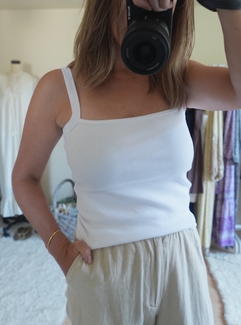 ＜Carouselambra＞stretch rib cami