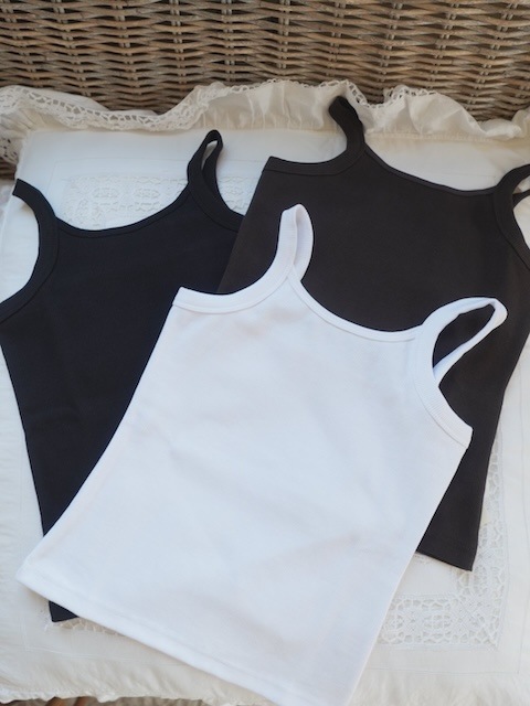 ＜Carouselambra＞stretch rib cami