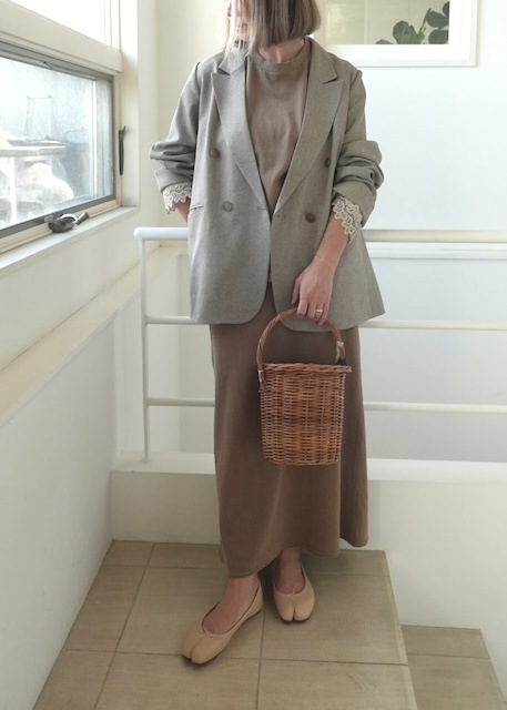 ＜select＞lace cuff jacket