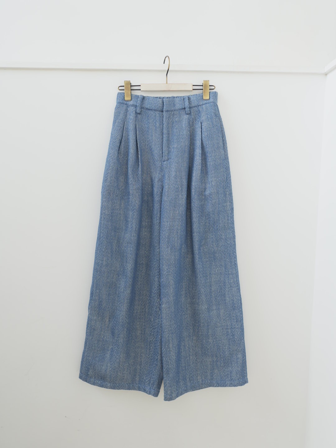 ＜select＞herringbone tuck pants