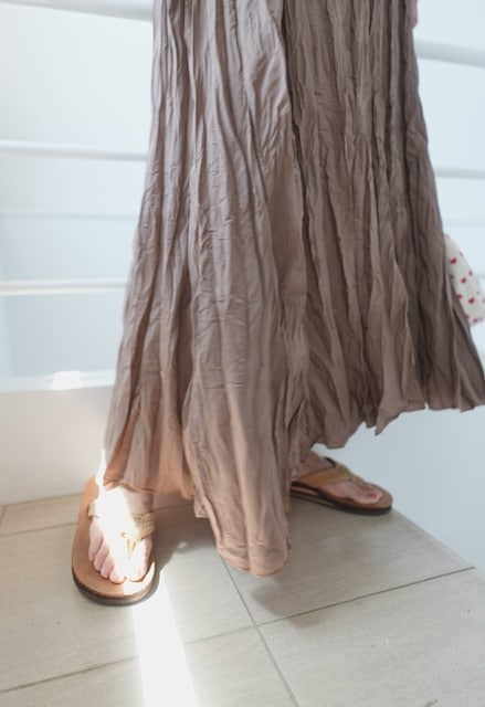 <select>crinkle dress
