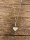 ＜Indian Jewelry＞TurquoiseHeartSilverNecklace