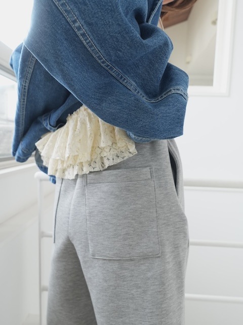 ＜select＞barrel leg pants