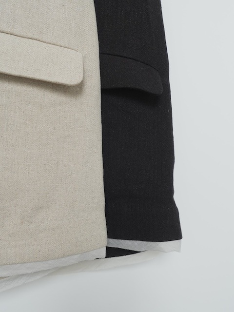 ＜select＞linen mix gilet