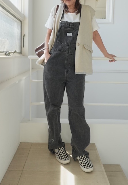 ＜select＞linen mix gilet