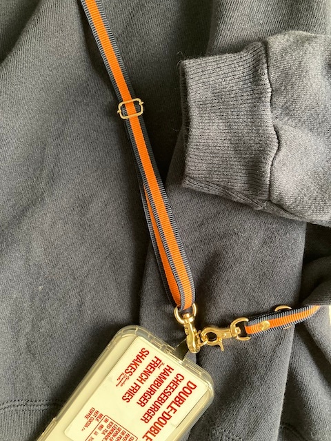 ＜HOSU.ATPD＞NARROW stripe strap