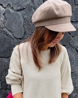 ＜select＞twill marine cap