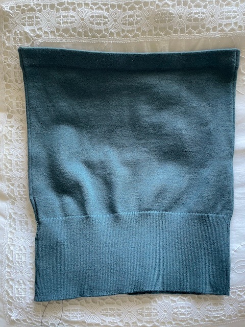 <GBLUE>plane knit bustier