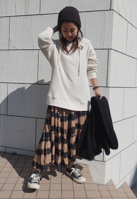 ＜select＞tie dye dress