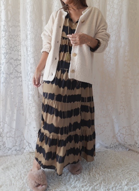 ＜select＞tie dye dress