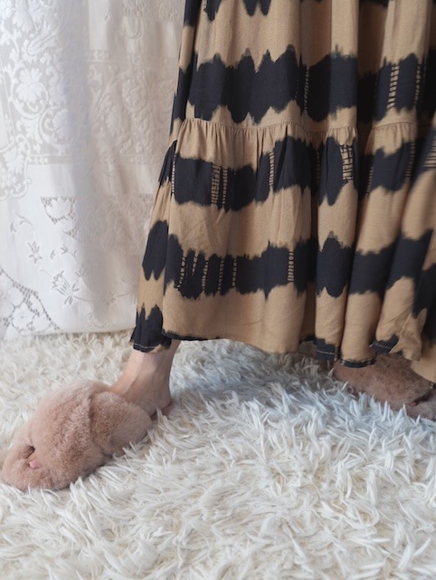 ＜select＞tie dye dress