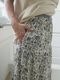 ＜select＞flowerprint skirt