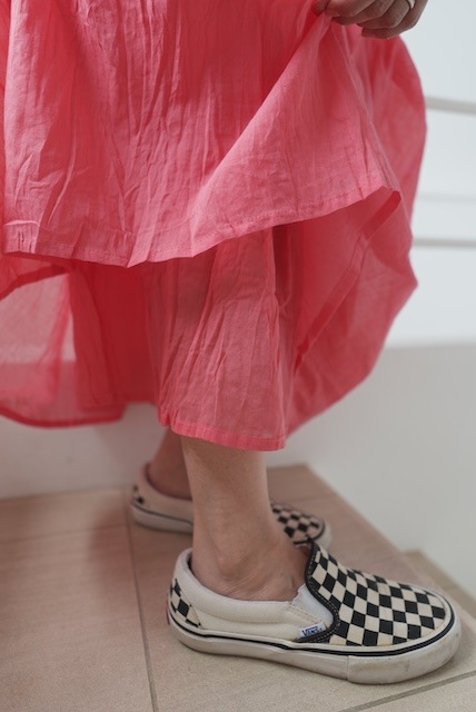 ＜select＞color india cotton skirt