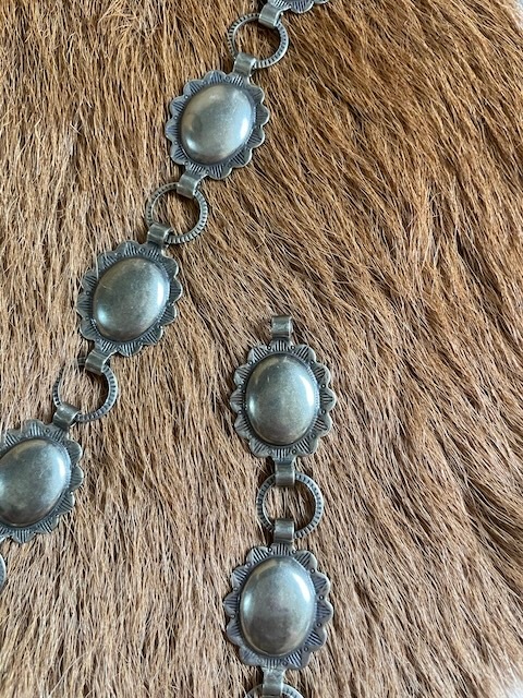 ＜Indian Jewelry＞nickel concho belt