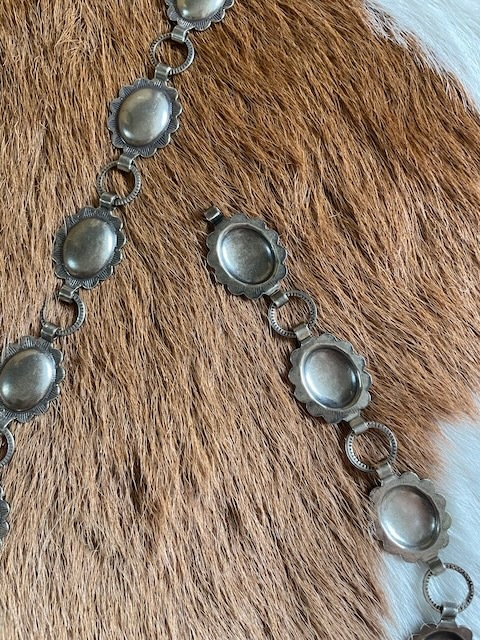＜Indian Jewelry＞nickel concho belt
