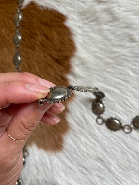 ＜Indian Jewelry＞nickel concho belt