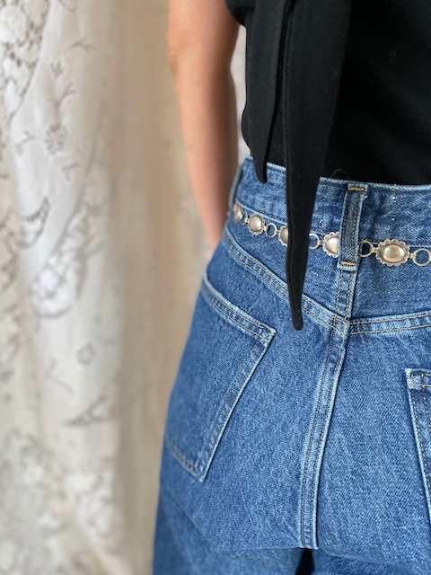 ＜Indian Jewelry＞nickel concho belt