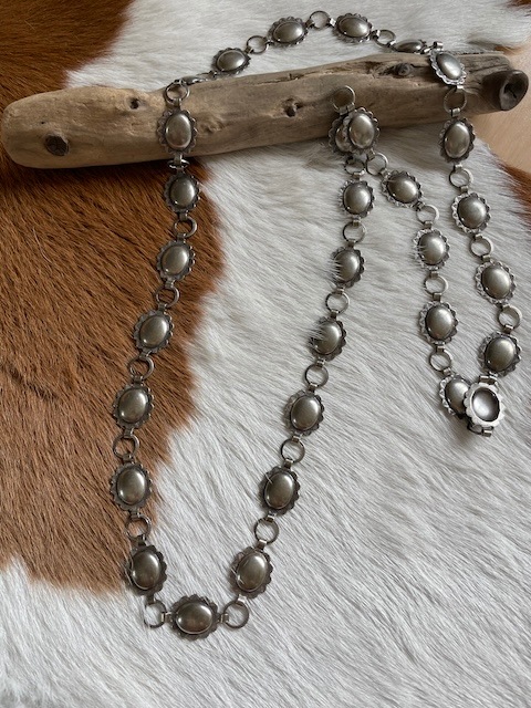 ＜Indian Jewelry＞nickel concho belt