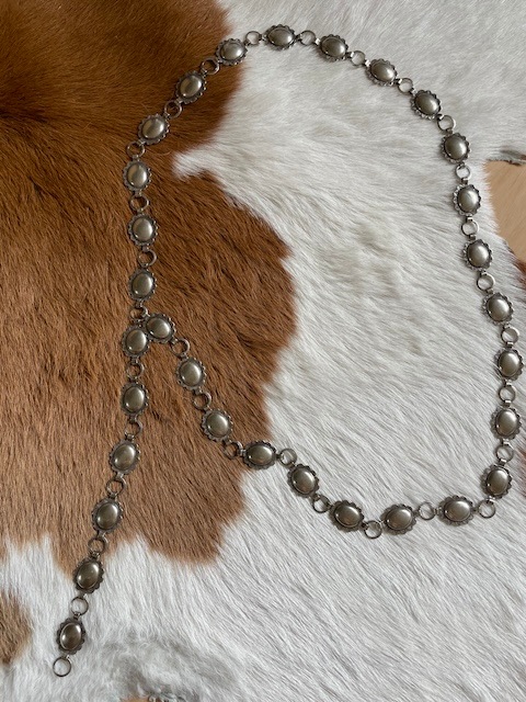 ＜Indian Jewelry＞nickel concho belt