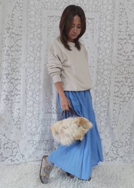 ＜select＞classic crew sweat tops