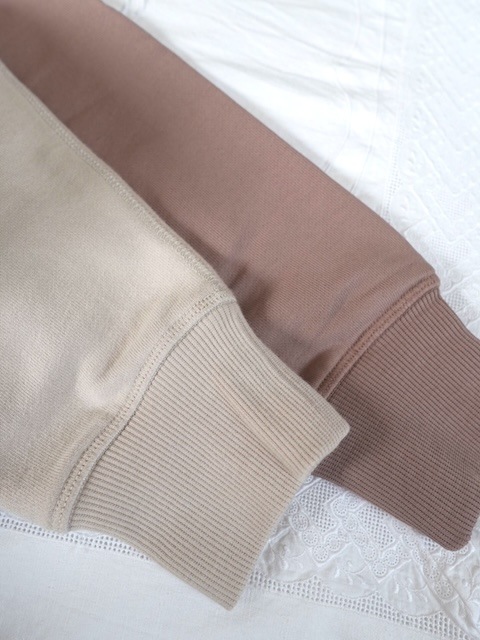 ＜select＞classic crew sweat tops