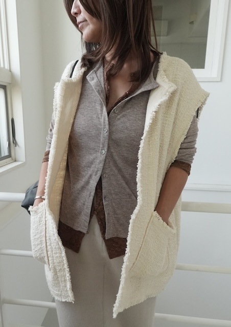 ＜select＞tweed jacke vest