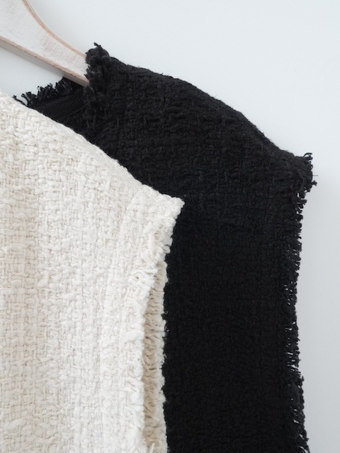 ＜select＞tweed jacke vest