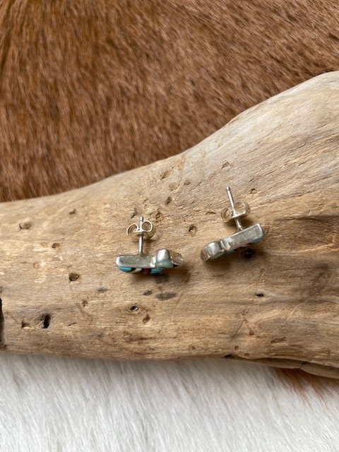 ＜Indian Jewelry＞bird Inlay pierce