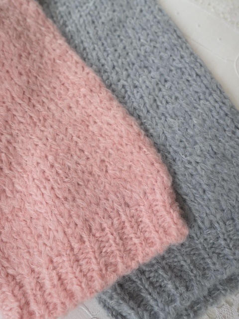 ＜select＞mohair mix knit cardigan