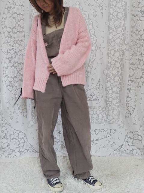 ＜select＞mohair mix knit cardigan