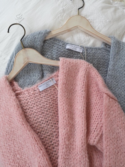 ＜select＞mohair mix knit cardigan