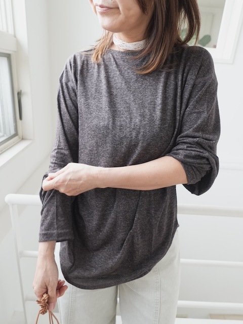 ＜select＞melange tops