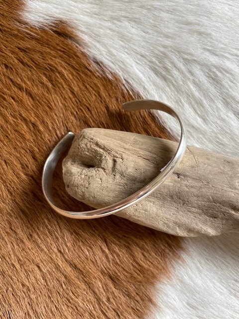 ＜Indian Jewelry＞plane silver bangle