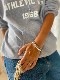＜Indian Jewelry＞plane silver bangle