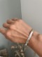 ＜Indian Jewelry＞plane silver bangle