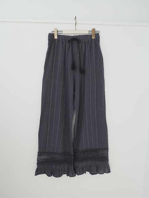 ＜select＞crochet lace easy pants
