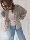 ＜select＞eco fur fluffy cardigan