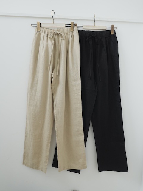 ＜select＞linen easy pants