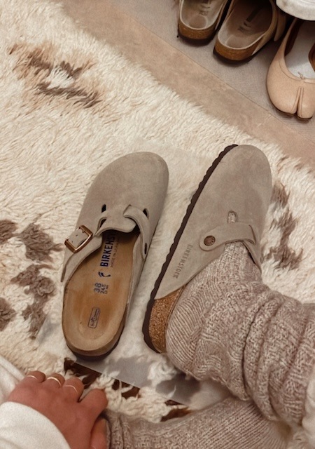 ＜select＞cable knit super long socks