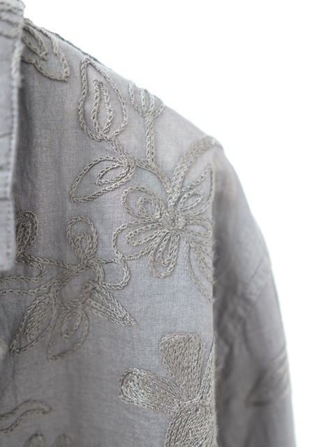 ＜select＞sheer embroidery jacket