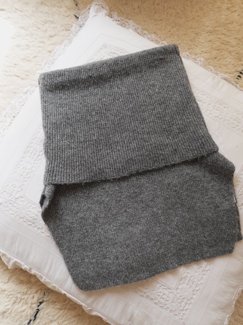 ＜select＞short knit neck warmer