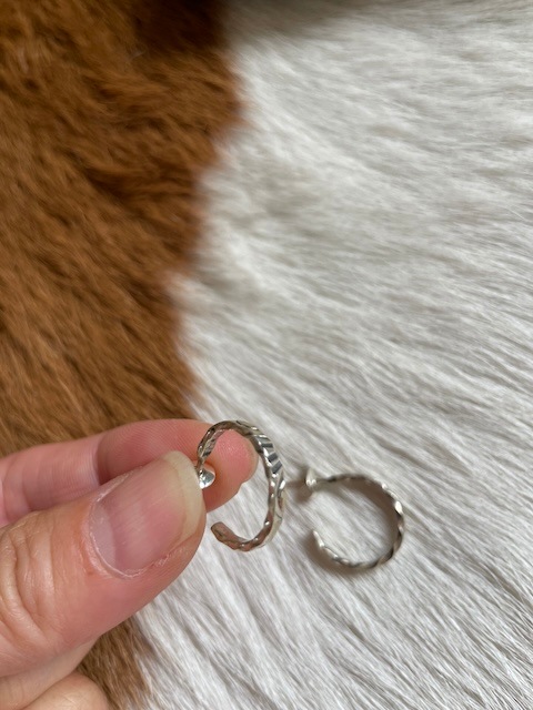 ＜Indian Jewelry＞navajo half hoop pierce
