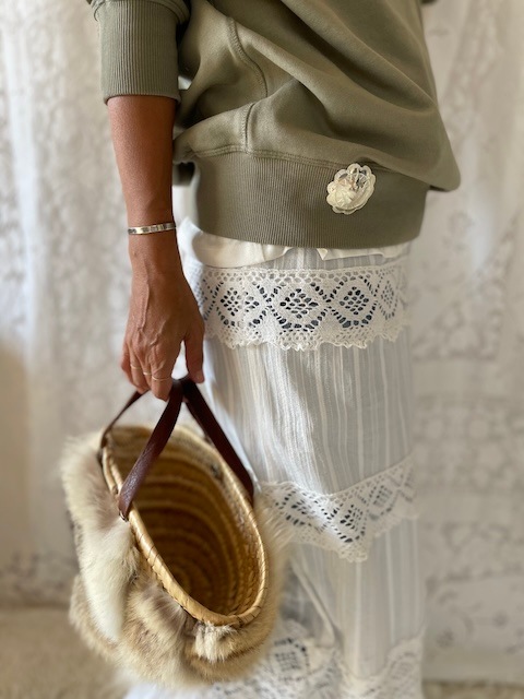 ＜ADRAR＞concyo motif silver coating brooch