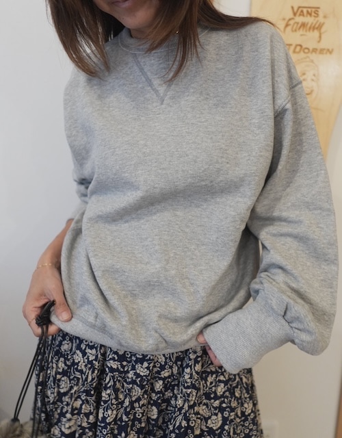 ＜select＞V-Gusset sweat