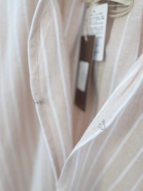 ＜select＞linen mix french sleeve blouse