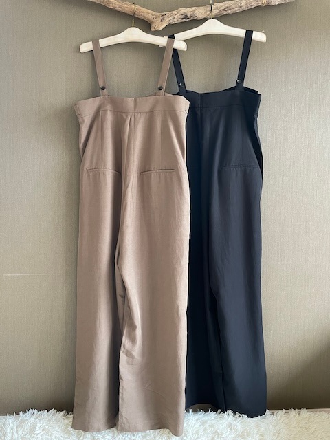 ＜miry dcera＞linen blend salopette