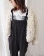 ＜miry dcera＞linen blend salopette