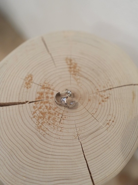 ＜Indian Jewelry＞navajo argyle half hoop pierce