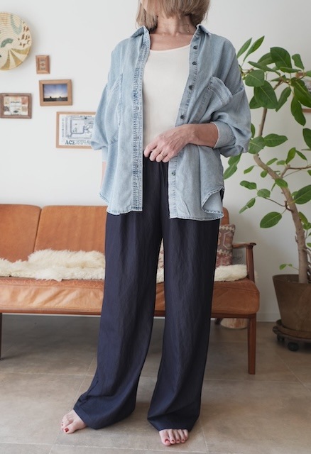 ＜select＞twilltuck easy pants